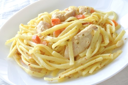 pangerecht_Honing-mosterdtagliatelle