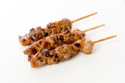 kipdij sate gebakken