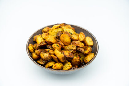 bijgerecht knoflook aardappelen