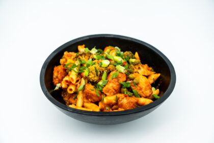 maaltijd pasta kip piri-piri