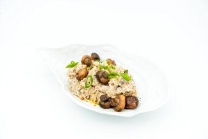 maaltijd truffelrisotto